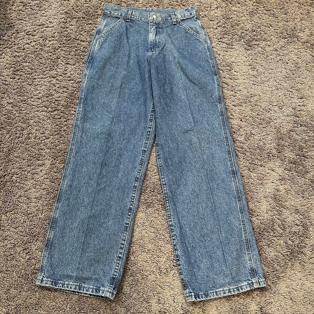 Wrangler‎ Vintage Relaxed Fit Carpenter Jeans Women's Size 16 Reg Made In USA